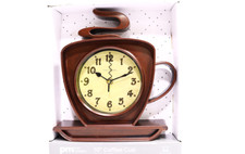 cappuccino wall clock for sale cappuccino wall clock for sale USA