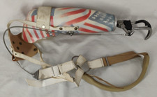 Gancho de braço protético aço inoxidável mecânico com arnês bandeira americana vintage comprar usado  Enviando para Brazil