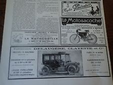 Delaugere clayette motorcycle d'occasion  Expédié en Belgium