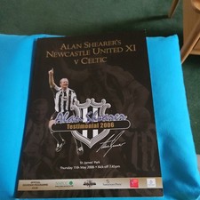 Alan shearer testimonial. for sale  WELLS