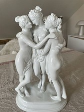 Porzellanfigur grazien porzell gebraucht kaufen  Hamm