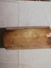 1648 manoscritto pergamena usato  Seniga