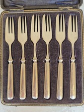 Kuchengabeln silberauflage pun gebraucht kaufen  Grabow