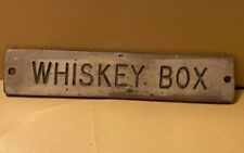 Brass whiskey box for sale  Shipping to Ireland