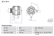 Bosch lichtmaschine generator gebraucht kaufen  Oberlungwitz