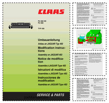 Claas Jaguar 900 830 Sieczkarnia PU 380 HD Adapter Instrukcja montażu PDF na sprzedaż  PL