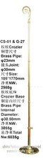 CROZIER Bishop Staff Crosier com suporte Crozier CS-01&G-27 comprar usado  Enviando para Brazil