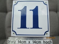 Hausnummer echte emaille gebraucht kaufen  Nordhorn