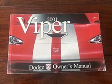 2001 Dodge Viper Manual do Proprietário Guia do Usuário RT/10 GTS 8.0L V10, usado comprar usado  Enviando para Brazil