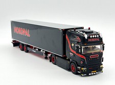 Reboque Scania R6 topline 4x2 caixa 2 eixos "Nordpal" modelos de caminhão WSI 1:50 comprar usado  Enviando para Brazil