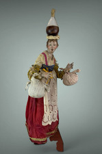 Figura ragazza presepe usato  Napoli