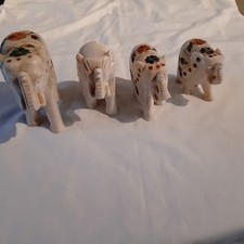 Set marble elephants for sale Set marble elephants for sale  WESTON-SUPER-MARE