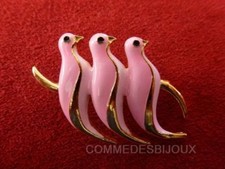 Broche trio perruches d'occasion  Paris III