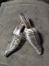 silver kitten heel for sale  BLACKPOOL