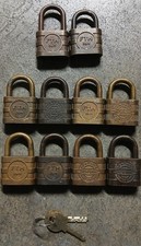 Lot old padlocks d'occasion  Expédié en Belgium