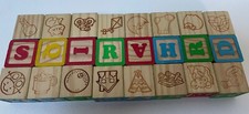 Wooden blocks alphabet for sale  NELSON