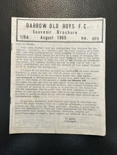 Barrow old boys for sale  TELFORD