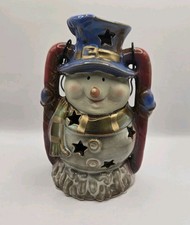 Snowman holiday ceramic for sale  Lakefield