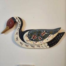 Decoração vintage feita à mão de ganso de madeira pintada à mão 18x10 – Placa de cozinha ou varanda comprar usado Decoração vintage feita à mão de ganso de madeira pintada à mão 18x10 – Placa de cozinha ou varanda comprar usado  Enviando para Brazil