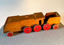 Locomotive bois jouet d'occasion  Étables-sur-Mer