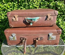 Two suitcases vintage for sale  LANCASTER