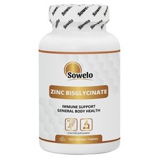 Glicinato de zinco – 150% RDI por comprimido, suporte imunológico e antioxidante – Sowelo comprar usado  Enviando para Brazil