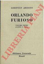 Ariosto ludovico orlando usato  Italia