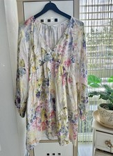 Sommerkleid kleid blumen gebraucht kaufen  Mörfelden-Walldorf