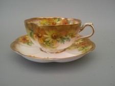antique bone china cup saucer for sale  COLEFORD