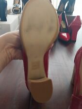 Scarpe rosse pelle usato  Rovato