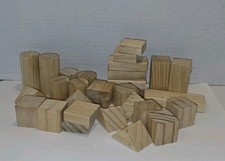 Blocos de madeira natural inacabados 30 VtG cubos quadrados artesanato em madeira comprar usado Blocos de madeira natural inacabados 30 VtG cubos quadrados artesanato em madeira comprar usado  Enviando para Brazil