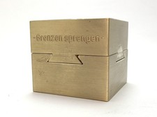 Messingwürfel briefbeschwerer gebraucht kaufen  Wollmatingen