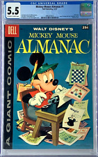 Usado, Mickey Mouse Almanaque #1 1957 CGC 5.5 Walt Disney's comprar usado  Enviando para Brazil