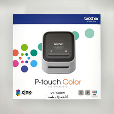 Impressora fotográfica e etiqueta colorida compacta térmica sem fio Brother VC-500W P-TOUCH USB, usado comprar usado  Enviando para Brazil