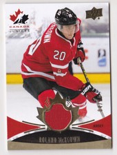 Camiseta 16-17 Team Canada Juniors Roland McKeown /20 OURO Upper Deck 2016 comprar usado  Enviando para Brazil