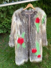 Silberfuchs pelzmantel gefeder gebraucht kaufen  Seefeld