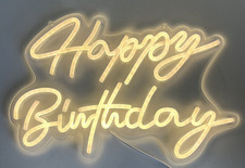 Led neonschild happy gebraucht kaufen  Germaringen