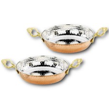 Kupferpfanne gehämmert 2er gebraucht kaufen  Warstein