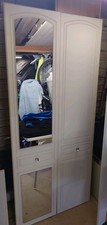 White wooden wardrobe for sale  CHELMSFORD