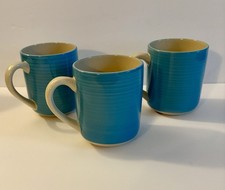 Artisean teal mugs for sale  Troy