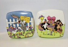 Recipientes de Páscoa Looney Tunes anos 90 plástico vintage Warner Bros insetos coelho Taz comprar usado  Enviando para Brazil