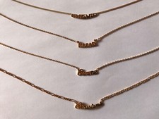 Collier plaqué prénom d'occasion  Questembert