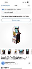 Arcade 1up pac for sale  MANCHESTER