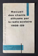 Recueil chants diffusés d'occasion Recueil chants diffusés d'occasion  Paris XIV