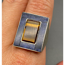 Anello vintage polytex usato  Spedire a Italy