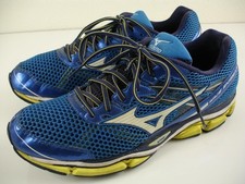 Tênis de corrida masculino 13 M Mizuno Wave Enigma 5 azul amarelo branco com cadarço comprar usado  Enviando para Brazil