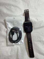 Usado, Smartwatch ASUS ZenWatch 2 WI501Q 45mm caixa de aço inoxidável, pulseira marrom, 4GB comprar usado  Enviando para Brazil