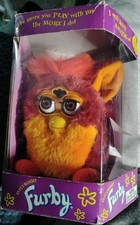 1999 Tiger Furby Galo Laranja Vermelho Hasbro 70-800 Na Caixa Usado comprar usado  Enviando para Brazil