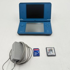 Sistema portátil Nintendo DSi XL caneta carregador azul meia-noite + jogos comprar usado  Enviando para Brazil