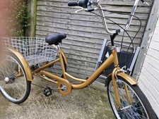 Gold adult trike for sale  WELLINGBOROUGH
